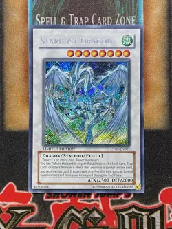 Yugioh Stardust Dragon CT05-EN001 Secret Rare Limited Edition MP - Image 1