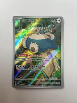 Pokemon Snorlax 051 Black Star 151 Promo Card - Image 1