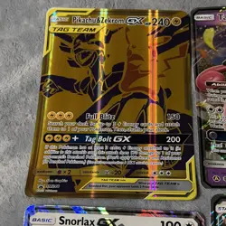 Nintendo Pokemon JUMBO Card Holo GX Lot/8 Snorlax Bewear Pikachu Tag Team - Image 2