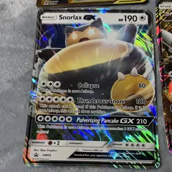 Nintendo Pokemon JUMBO Card Holo GX Lot/8 Snorlax Bewear Pikachu Tag Team - Image 5