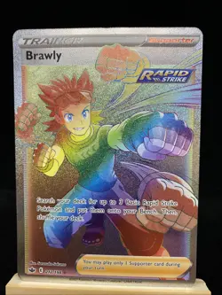 Brawly 212/198 SWSH06: Chilling Reign - Pokemon Card - LP Secret Rare - Image 1