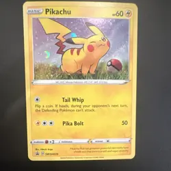 Pokemon Pikachu SWSH039 Sword & Shield Promo Holo 60 HP Basic Card - Image 1