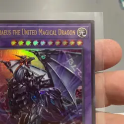 Timaeus The United Magical Dragon MZMU-EN012 ULTRA RARE NM! +Bonus Card FREESHIP - Image 5