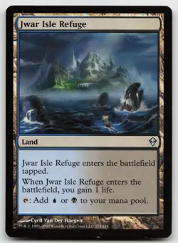 MTG Jwar Isle Refuge U Zendikar 215 MP - Image 1