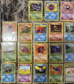 1999 Pokemon FOSSIL Unlimited Edition COMPLETE Uncommon Common Cards Lot NM-LP - Image 2