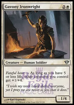 Gavony Ironwright 4x FOIL DKA MTG Dark Ascension Uncommon 2 MINT 2 NM white - Image 1