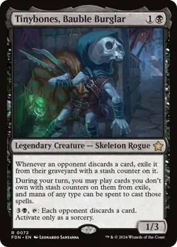 MTG - Tinybones, Bauble Burglar - (x2) (FDN) - Brand New - NM/NP - Image 1