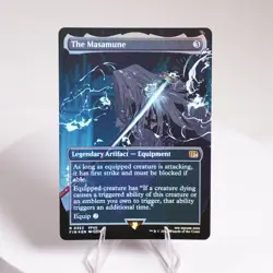 The Masamune Borderless 353 Foil MTG Final Fantasy FIN NM - Image 1
