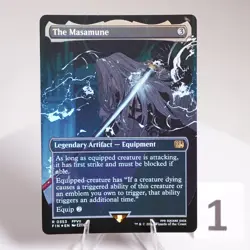 The Masamune Borderless 353 Foil MTG Final Fantasy FIN NM - Image 2