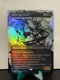 Glissa Sunslayer (Showcase) (Step-and-Compleat Foil) Phyrexia: All Will Be... - Image 1