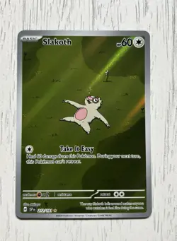 Pokemon TCG Slakoth Illustration Surging Sparks 212/191 Near Mint Condition - Image 1