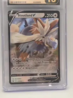 Pokemon Stoutland V Holo #117/163 Battle Styles 2021- CGC Pristine 10 - Image 2
