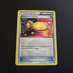 Pokemon Card - Pokemon Catcher 111/108 Holo Dark Explorers 2012 Secret Rare - Image 1
