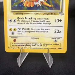 Vintage Pokemon TCG Jungle WoTC Jolteon Holo Rare Card #4/64 70 HP - Image 3