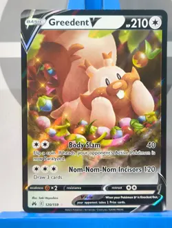 Greedent V - Sword & Shield: Crown Zenith - 120/159 - Ultra Rare - Pokemon TCG - Image 3