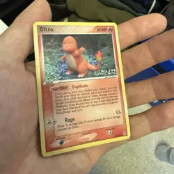 Pokemon Ditto (Charmander) Delta Species Reverse Holo Stamped 37/113 HP/DMG - Image 1
