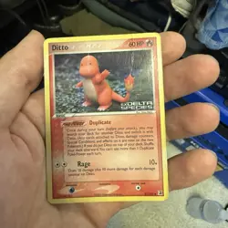 Pokemon Ditto (Charmander) Delta Species Reverse Holo Stamped 37/113 HP/DMG - Image 2
