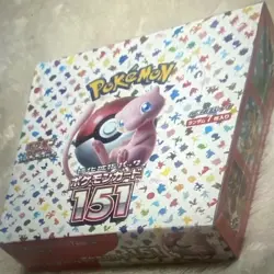 Pokemon TCG Scarlet & Violet 151 Japanese Booster Box Mew 2023 - Image 1