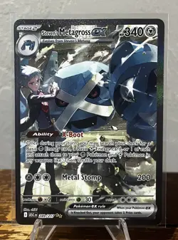 Pokemon TCG Ascended Heroes Steven's Metagross Ex 289 Special Illustration Rare - Image 1