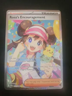 Pokemon TCG Trainer Rosa's Encouragement Perfect Order 123/88 SIR - Image 1