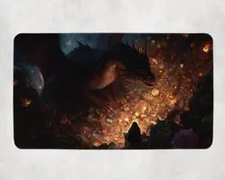 MTG Playmat | Korvold Treasure Themed Playmat | Unofficial MTG Playmat - Image 1