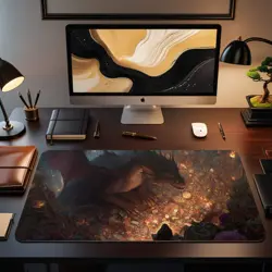 MTG Playmat | Korvold Treasure Themed Playmat | Unofficial MTG Playmat - Image 2