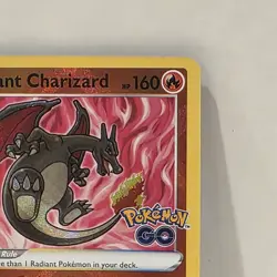 Radiant Charizard 011/078 Pokemon GO Holo Rare NM/M - Image 3
