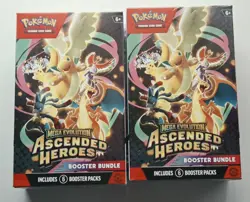 Pokemon TCG: Mega Evolution Ascended Heroes Booster Bundle Brand New & Sealed X2 - Image 1