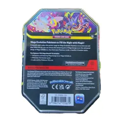 Pokemon TCG Mega Gengar ex Moonlit Tin Sealed 4 Booster Packs New 2026 - Image 2