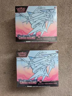 x2 Pokemon TCG Pokemon Center Chaos Rising Elite Trainer Box ETB New Sealed #2 - Image 1