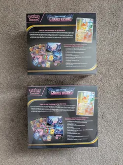 x2 Pokemon TCG Pokemon Center Chaos Rising Elite Trainer Box ETB New Sealed #2 - Image 3