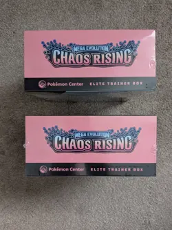 x2 Pokemon TCG Pokemon Center Chaos Rising Elite Trainer Box ETB New Sealed #2 - Image 5