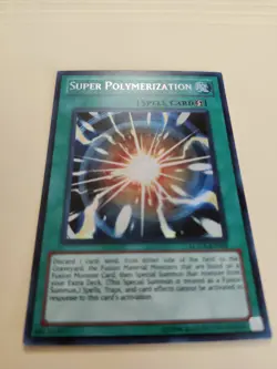 Yugioh! Super Polymerization LCGX-EN101 Secret Rare LP - Image 2