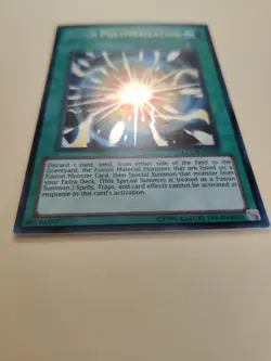 Yugioh! Super Polymerization LCGX-EN101 Secret Rare LP - Image 3