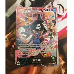 Brook Leader Alt Leader OP15-022 Alternate Art One Piece Card Luffy Nami Chop - Image 1