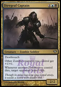 Diregraf Captain 1x FOIL DKA MTG Dark Ascension Uncommon NM blue black - Image 1