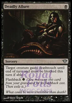 Deadly Allure 2x FOIL DKA MTG Dark Ascension Uncommon NM+ black - Image 1