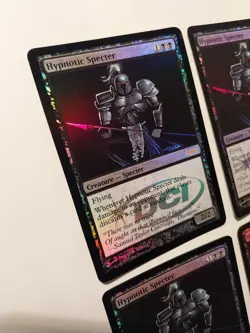 MTG 4x Hypnotic Specter Foil Player Rewards EXC - Image 2