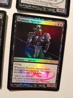 MTG 4x Hypnotic Specter Foil Player Rewards EXC - Image 5
