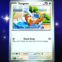 Yungoos - Common - Pokemon TCG Scarlet & Violet Obsidian Flames #176/197 - Image 1