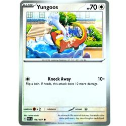 Yungoos - Common - Pokemon TCG Scarlet & Violet Obsidian Flames #176/197 - Image 2