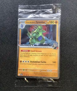 Team Rocket’s Tyranitar Pokemon Center Stamp Promo Destined Rival SEALED 096/182 - Image 3