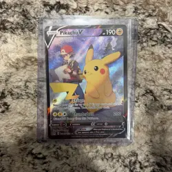 🔥Pokemon Pikachu V SW/SH Lost Origin Trainer Gallery Full Art Holo *READ* - Image 1