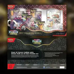 Pokemon Paldean Fates Great Tusk ex and Iron Treads ex premium Collection Box - Image 2