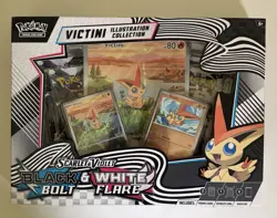Pokemon Victini Illustration Collection Box Black Bolt White Flare New Sealed! - Image 1