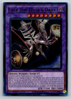 Luce the Dusk's Dark DUAD-EN082 Super Rare Duelist's Advance Yu-Gi-Oh Near Mint - Image 1
