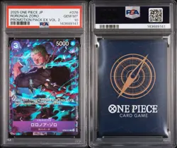 PSA 10 Roronoa Zoro OP09-076 Promotion Pack EX Vol.2 One Piece Card Japanese - Image 3