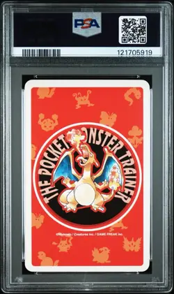 1996 POKEMON RED VERSION PLAYING CARDS 076C GOLEM 2 OF CLUBS PSA10 - Image 2