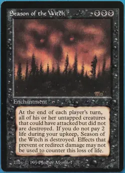 Season of the Witch The Dark NM (Reserved List MTG Magic Card) (517729) ABUGames - Image 1