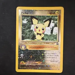 Pichu #35 - Reverse Holo - Wotc Black Star Promo - Pokemon card from 2001! - Image 1